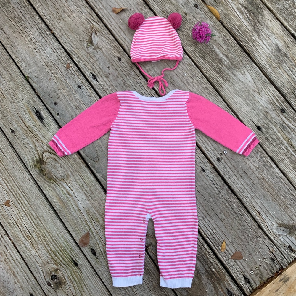 🐻 EGG by Susan Lazar Bodysuit with Hat.